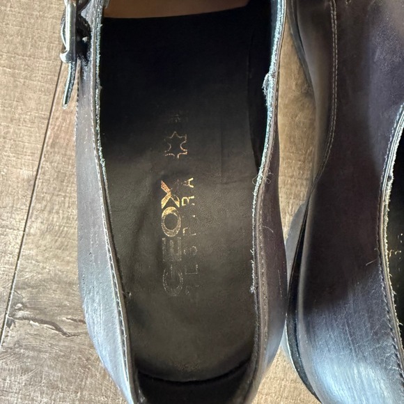 Geox Monk Strap Dress‎ Shoes Leather Double Buckle Formal Black 42 Preppy Career main image 10